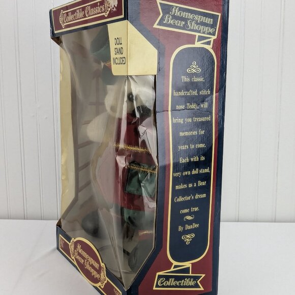 Vintage Dan Dee Collectible Classics Homespun Bear Shoppe Plush Stuffed Animal - Picture 5 of 11